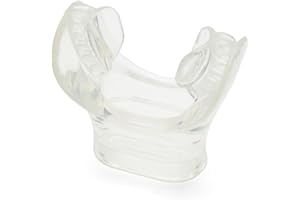 Speedo Unisex Adult Replacement Mouthpiece for Bullet Head Snorkel - Clear, One Size