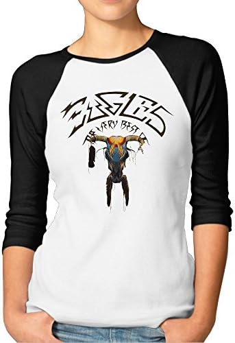 Womens One Of These Nights Studio Eagles Band Cool 3/4 Sleeve Raglan Tshirts Baseball Tops
