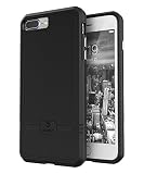 iPhone 8 Plus Case, iPhone 7 Plus Case, Slim Shock-absorbing Modern Slim Non-slip Grip Cell Phone Cases for Apple iPhone 8/7 Plus (Black)