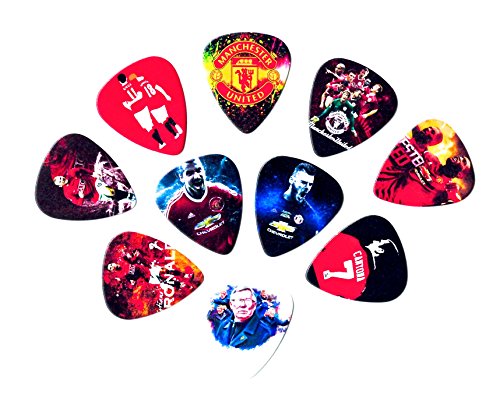 Manchester United legends Guitar Picks (10 medium picks in a packet)