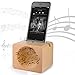 Solid Wooden Phone Stand Speaker, BNEST Wooden Phone Dock Cell Phone Charging Dock Sound Amplifier No Power for iPhone8/7