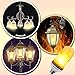 LED Flame Effect Light Bulb, E26 LED fire light bulbs have simulated flickering flame tiki torch effect for home, patio, restaurant, bar, or festival decorations