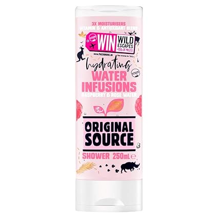 Original Source Hydrating Water Infusions Raspberry & Rose Water Shower Gel 250ml