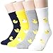 Happy Ducks Socks Women's 4pairs(4color)=1pack Made in Korea Cotton, Multicolored, One Size