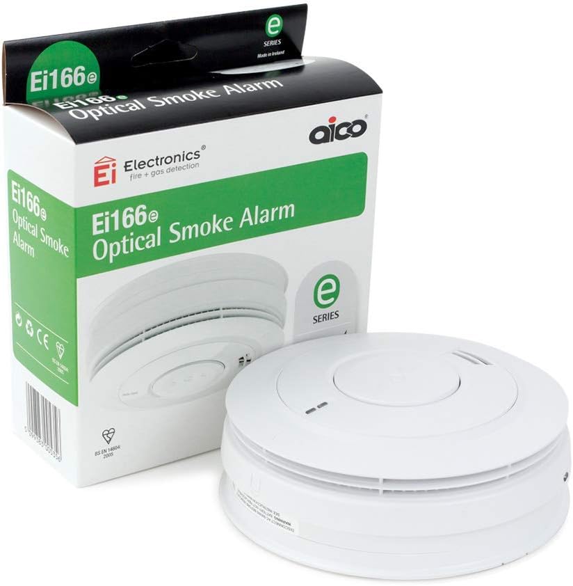 Aico EI166e 160e Series 240 V - Alarma de Humo óptica con batería de Litio Recargable, Base de Ajuste fácil: Amazon.es: Bricolaje y herramientas