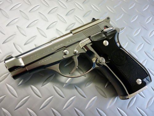 Marushin industrial 6mmBB fixed slide gas gun M84 Silver ABS