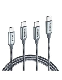 CHOETECH - Cable USB tipo C, 100 W, 2 unidades, 20 V, 5 A, cable de carga rápida trenzado, compatible con MacBook Pro 2017, 2018, MacBook, Pixel 3, 2XL, Nintendo Switch, Nexus 6P, Lumia 950 y más