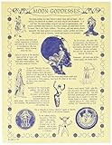 1 X Moon Goddess Poster parchment