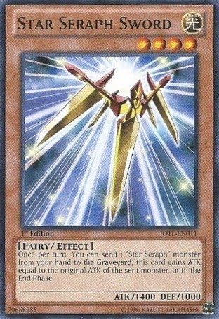 Amazon Com Yu Gi Oh Star Seraph Sword Jotl En011 Judgment Of The Light 1st Edition Common Toys Games