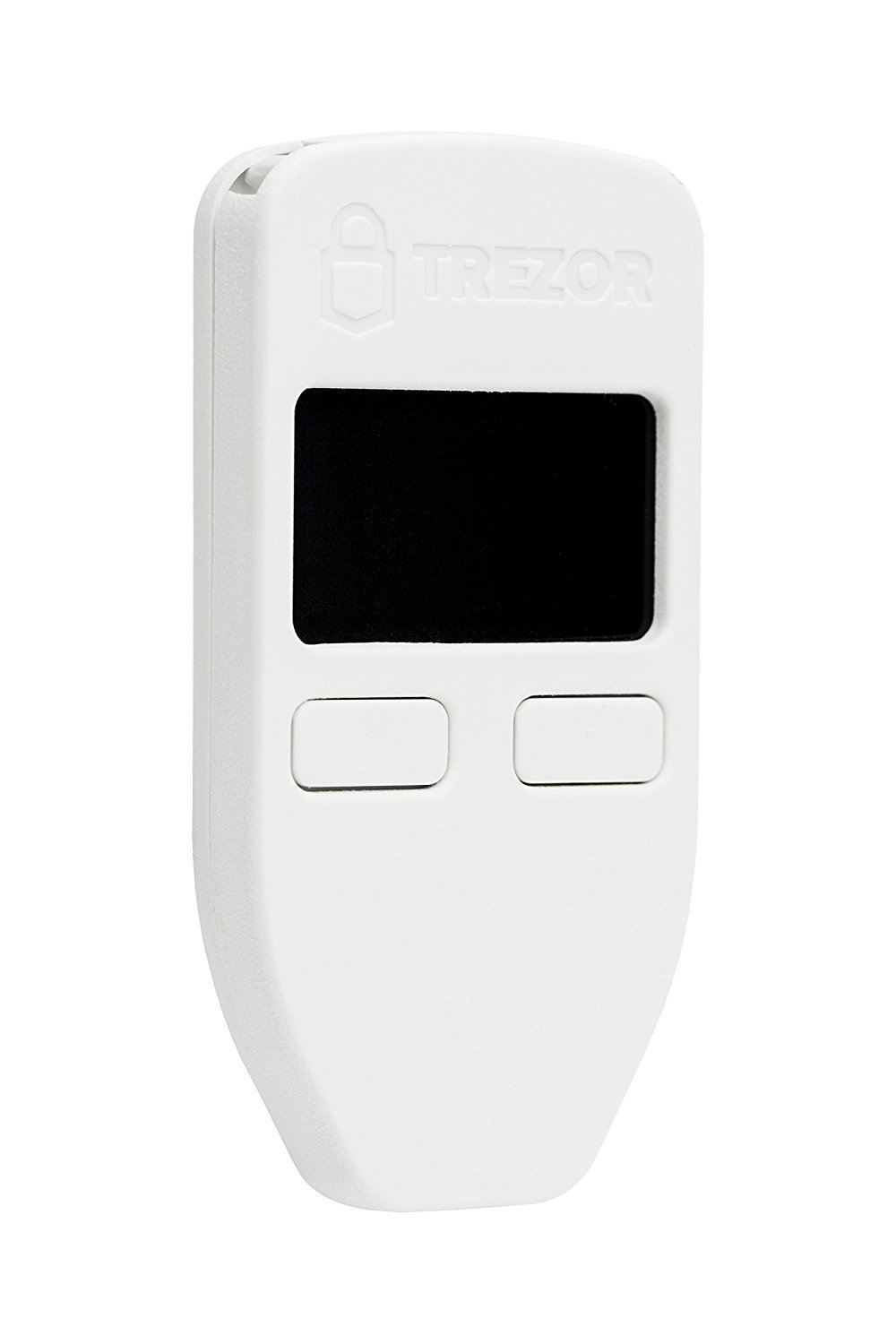 TREZOR SL TRZ Cartera hardware Bitcoin color Blanco
