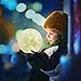 Gahaya Moon Lamp, Night Light for Kids 5.9 inch 3 LED Colors Moon Light with Stand, Remote and Touch Control USB Rechargeable, 3D Lunar Lamp Home Decor Gifts for Teen Boys Girls