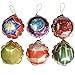 6pcs Self-Inflating Balloon Decoration Hanging Ornaments/Pendants for Christmas/Holiday Tree 3.1” (8cm), Assorted Color
