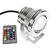 LemonBest 10W 12V RGB Fountain Aquarium Pond Landscape Light, IP67 Waterproof
