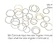 Wiipu 20pcs Gold Color Stacking Midi Rings for Women Jewelry(a540)