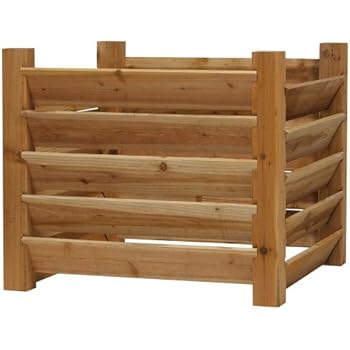 Amazon.com : 32 in. Cedar Compost Bin : Garden & Outdoor