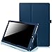 Fintie Microsoft Surface 3 Case - Premium PU Leather Folio Stand Cover with Stylus Holder for Microsoft Surface 3 10.8-Inch Windows Tablet (Not Fit Surface Pro 3 12-Inch), Navy