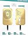 Apple Gold Receiver Compatible with iPhone 7, 7 Plus, 6, 6 Plus, 6s, 6s Plus, 5, 5s, 5c Fast Speed Wireless Qi Charger: The Piece You were Missing,This Card Works with Any Charging Pad.