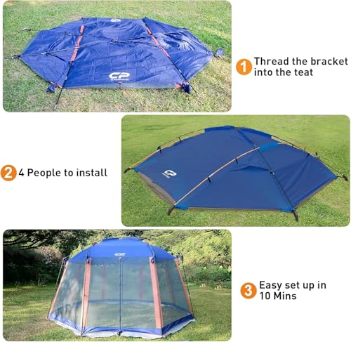 CAMPROS CP 13x13 Screen House Review: Spacious Screened Shelter for Patio & Camping image 15