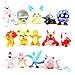 Generic Pokemon Mini Figures Pikachu Toys Topper - Lot of 24 Piece 1''