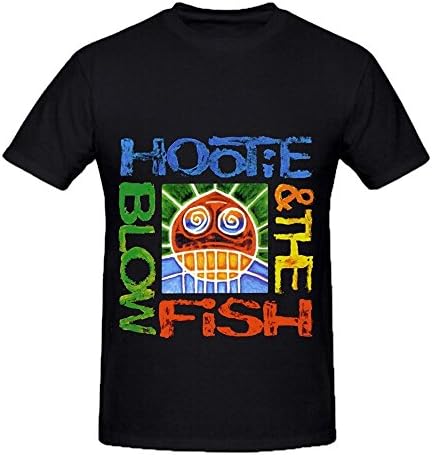 Hootie Hootie The Blowfish Pop Mens Crew Neck Customized Tee Black