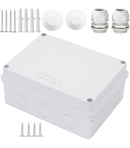 thumbnail image 2 of YXQ 5x5x3 Inch Electrical Junction Box - IP65 Waterproof ABS Project Case Enclosure 2 of 12