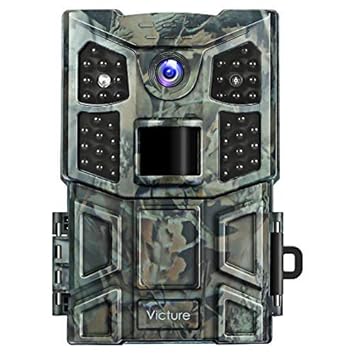 Victure Wildkamera Fotofalle 20MP 1080P 40 Low-Glow Infrarot-LEDs mit bewegungsmelder Nachtsicht Wasserdicht Jagdkamera 0,2s 