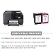 Novajet Remanufactured Ink Cartridge Replacement For HP 63 63XL (1 Black 1 Tri-Color) High Yield For HP Envy 4520 4516 HP Officejet 3830 3833 4650 HP DeskJet 1112 2132 3637 - Shows Accurate Ink Level