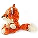 WELDREAM Red Fox Plush Toy with Furry Tail Huggable Stuffed Animals Lovely Big Eyes and Charming Smile Gift for Boys/Girls-7 Inches