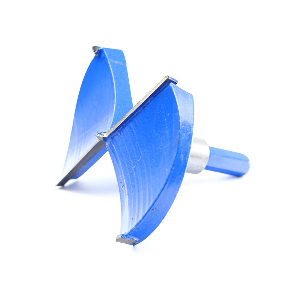 3-15/16 Inch 100mm Forstner Drill Bit Woodworking Hole Saw Wood Cutter,Professional Alloy Steel Wood Drilling Woodworking Hole Boring Bit Power Rotary Cutting Tool (Blue)