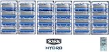 Schick Hydro5 Refill Blade Cartridges, 24 Count (6 Packs of 4) (Unboxed) (Pack of 4 w/ Free Loving Care Conditioner Packette