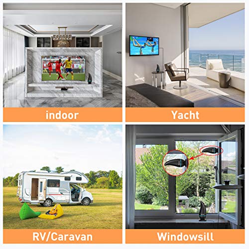 Wonido Indoor TV Antenna, HD Antenna for TV Indoor with 100150 Miles