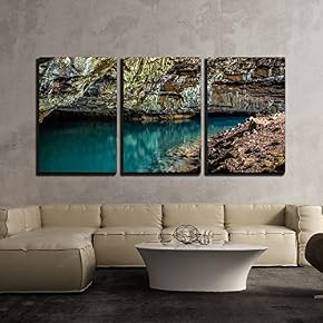 Nature Landscape in a Cave x3 Panels