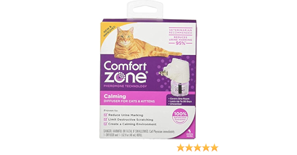 comfort zone calming diffuser kit for cat