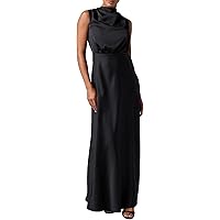 bardot paula bow midi dress BARDOT Paula Bow Maxi Dress for Women Black Elegant Maxi Length, Statement Bow, Adjustable Straps, Open Back at Amazon Women's Clothing store