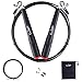 Coolwoo Jump Rope, Adjustable Skipping Rope Best for Boxing MMA Fitness Training, Speed Lightweight with Extra Weighted Cable and Portable Nylon Bag for Double Unders