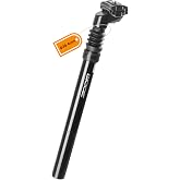 Bike Suspension Seat Post 27.2/30.4/30.9/31.6mm Adjustable Shock Absorber | Spring coil shock absorber with adjustable rebound. Fits MTB, e-bike, BMX &amp; city bikes. 6061 aluminum for durability.