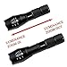 Tactical Flashlights Newsight T6 Handheld Flashlights Portable Outdoor Waterproof Torch Ultra Bright with Adjustable Focus for Camping Hiking Hunting Search survival