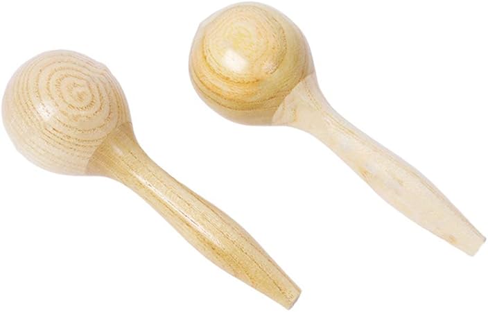 maracas de madera para niños