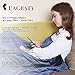 L'AGRATY Luxury Minky Sherpa Weighted Blanket for Adults (15lbs, 48