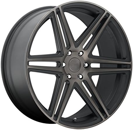 DUB Skillz 24 Black Flake Wheel / Rim 5x120 with a 12mm Offset and a 72.6 Hub Bore. Partnumber S123240021+12