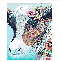 Classic Jigsaw Puzzle 1000 Pieces Adults Puzzle Colored Flower Cow DIY Art Picture Wooden Puzzle Home Decor Creative Gift 75X50Cm