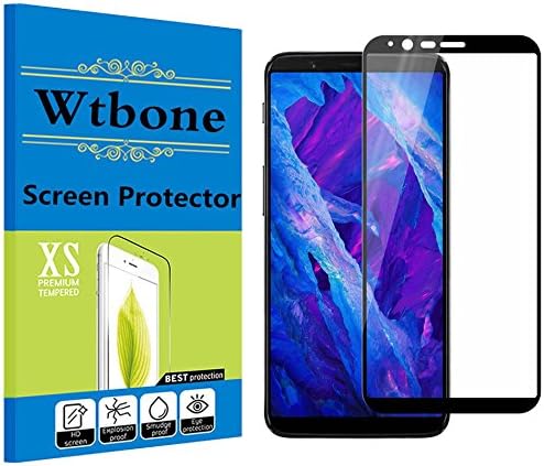 Wtbone Anna78 Black - [2 Pack] Oneplus 5T Screen Protector, [0.3mm, 2.5D] [Bubble-Free] [9H Hardness] [Easy Installation] [HD Clear] Tempered Glass Screen Protector for Oneplus 5T