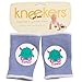 Ah Goo Baby Kneekers Baby Knee Pads for Crawling, Unisex, Little Monster Periwinkle Pattern, for Chunky Legs