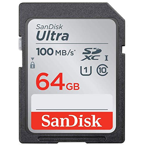 SanDisk-Ultra-SDHC-Tarjeta-de-Memoria-de-hasta-100-MBs-Clase-10-UHS-I64-GB