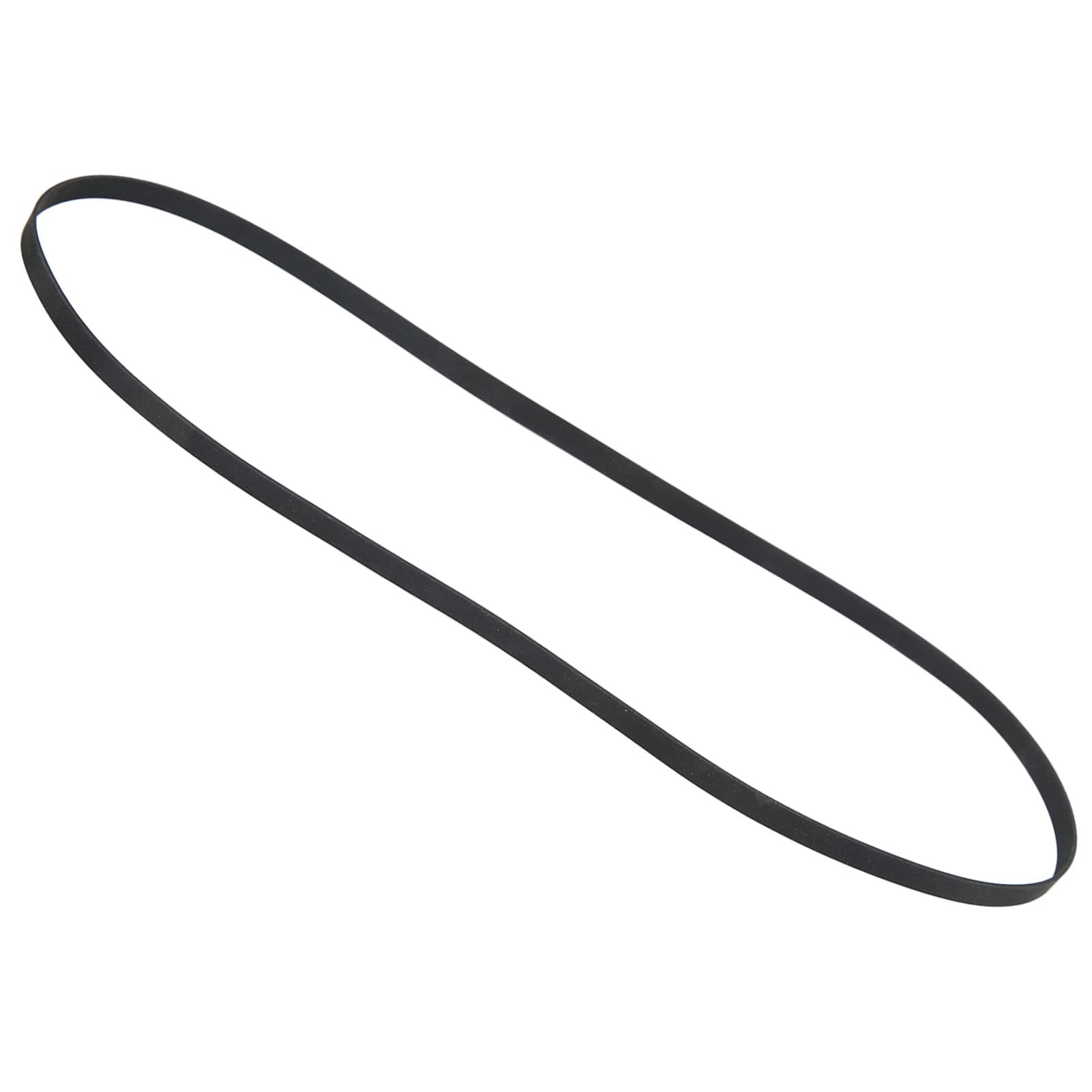 Alomejor Black Record Player Turntable Belt Replacement Rubber Recorder Drive Belt 49cm Length