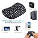 Wireless Keyboard, Glamore 2.4GHz Mini Keyboard Wireless with Touchpad and Rechargeable lithium-ion battery for PC, Pad, Google Android TV Box and More (1 Pack)