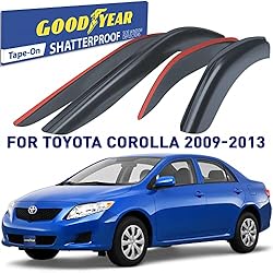 Goodyear Shatterproof Side Window Deflectors for