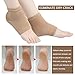 TIMESETL 2 Pairs Moisturizing Heel Socks Gel Lined Toeless Spa Socks to Heal and Treat Dry, Cracked Heels While You Sleep (Cotton, Brown and Blue)