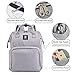 Extra Large Diaper Bag Backpacks, Wide Opening Baby Diaper Bags for Mom Dad, FRANK MULLY Men Diaper Bag with Changing Pad Stroller Straps Insulated Pockets Gray, Perfect Baby Shower Gift