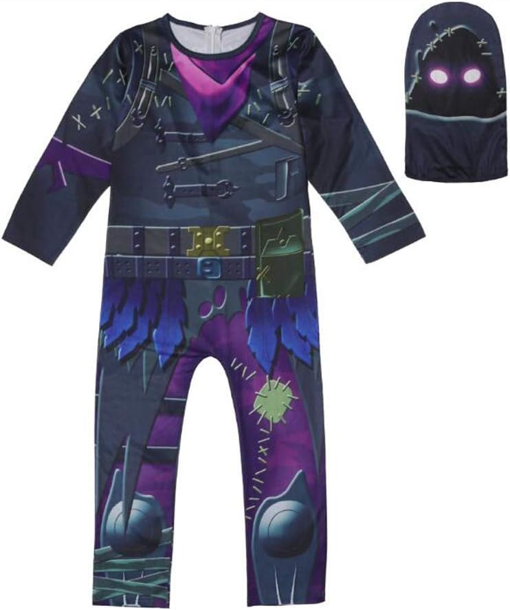 BeautifulTimes Halloween Skull Costume Kids Spandex Zentai Adult Bodysuit Mask